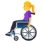 Woman in Manual Wheelchair emoji on Emojione